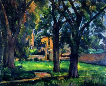 Castaño y granja Paul Cezanne Pinturas al óleo